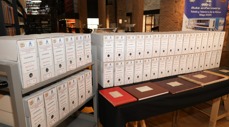 El Archivo Municipal recibe cientos de documentos históricos del Colegio de Enfermería de Toledo