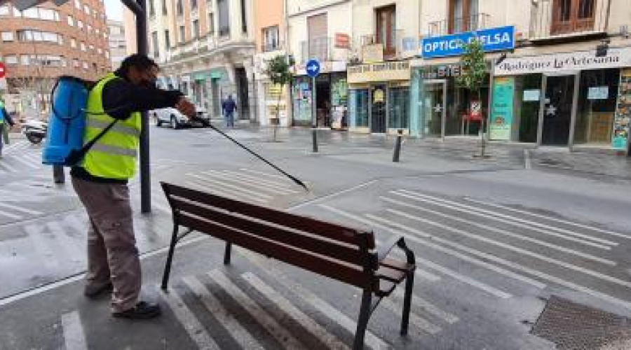 Continúa la desinfección en los barrios talaveranos